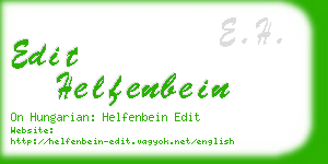 edit helfenbein business card